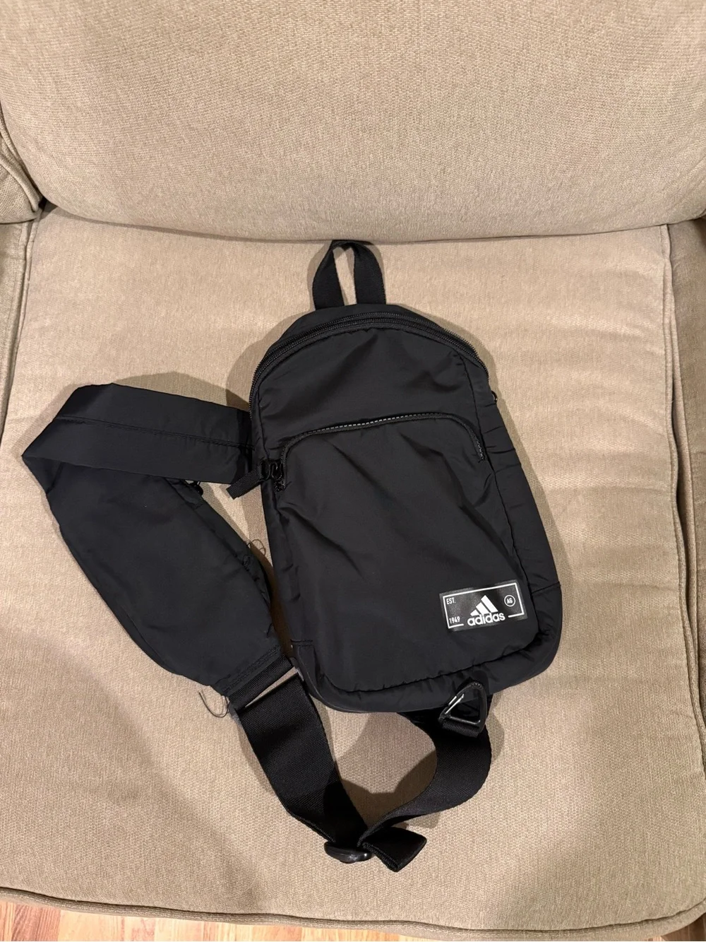 adidas Black One Shoulder Sling Bag